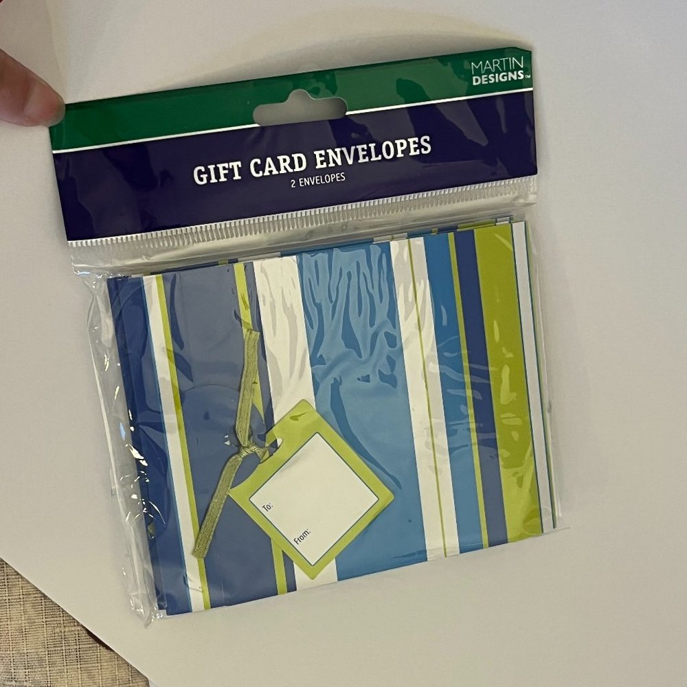 Gift Card & Envelope Set, Factory Sealed
